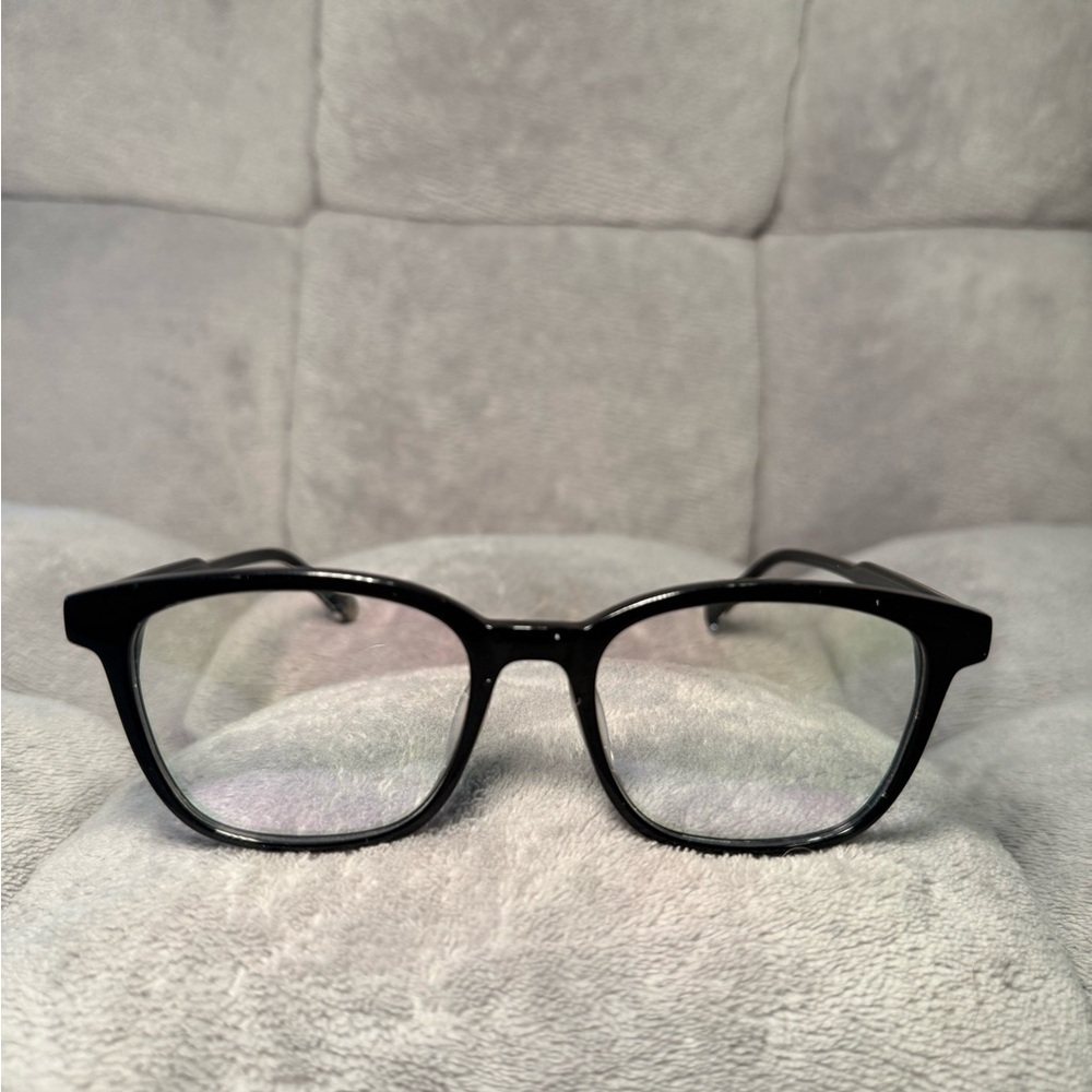 Blue Light lenses with Classic Black Square Frame Glasses